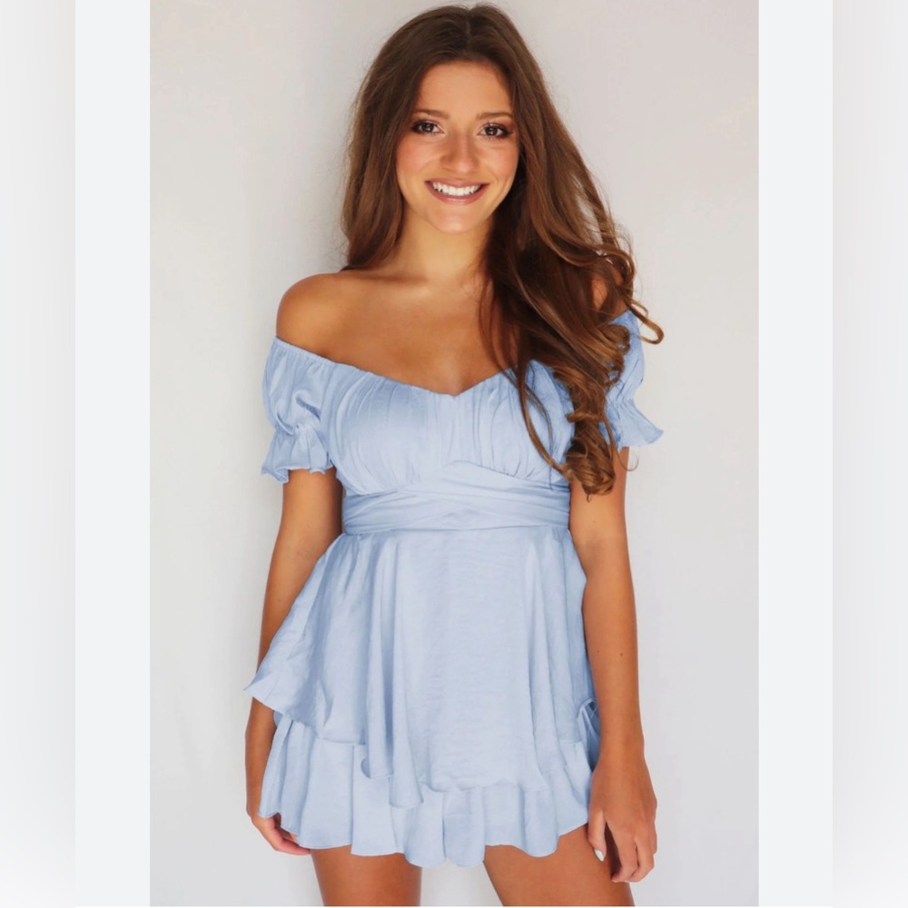 Oh Polly baby blue dress
